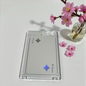 Dior Joy Holographic Jack of Diamonds Playing Cards in Magnetic Case -